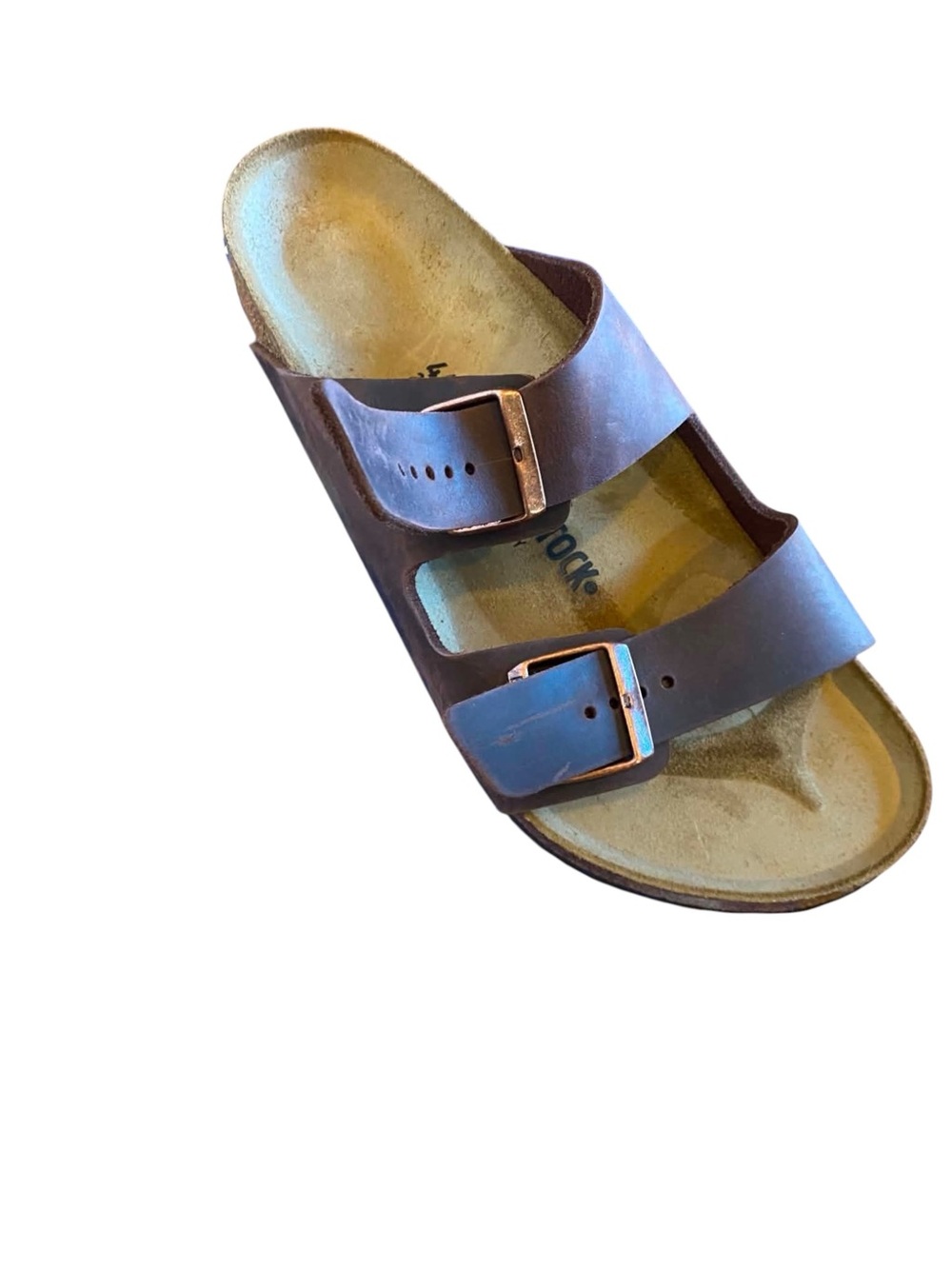 NWT Birkenstocks Sandals Arizona Habana Size 11 (44) Brown Leather